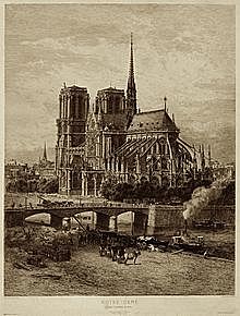 Fin de la construccion de la Catedral de Notre Dame