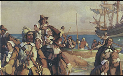 Arrival at Plymouth Rock