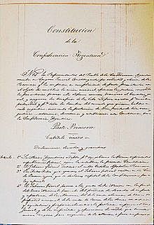 Sanción definitiva de una Constitución Nacional