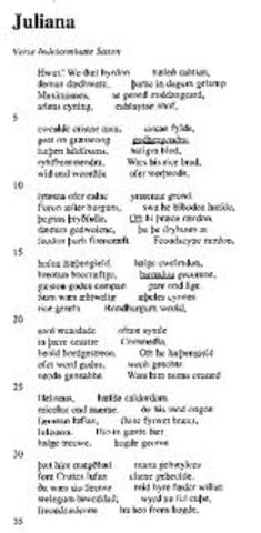 The beginning of Old English