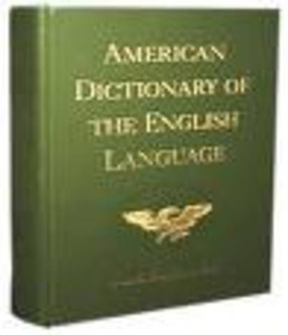 Websters Dictionary is created