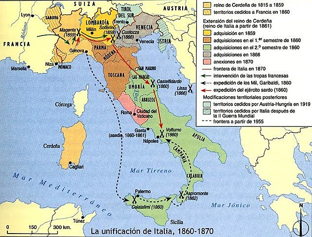 Se crea el Reino de Italia