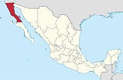 El Territorio de Baja California Norte se convierte en Estado de la Federación