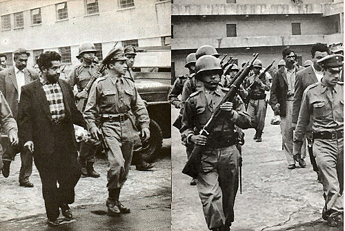 Jefes de las huelgas encarcelados.