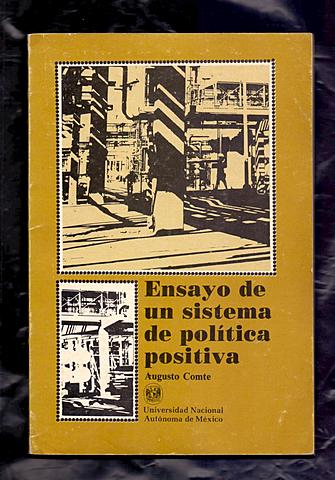 Primer tomo del Sistema de Política Positiva