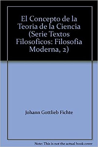 publicación de la obra de Fichte titulada ‘’Sobre el concepto de la teoría de la ciencia o de la llamada filosofía’’.