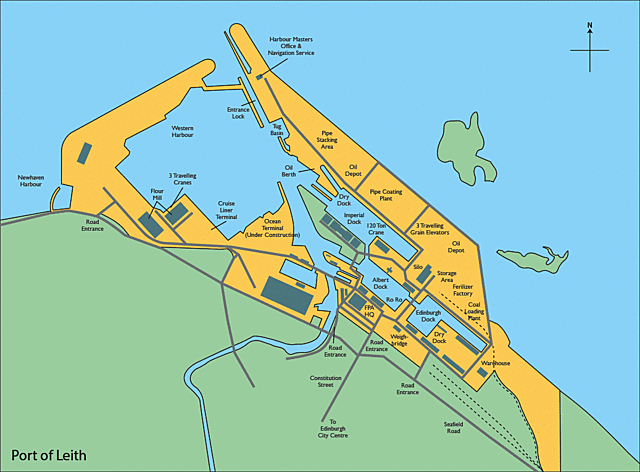 Desembarque en Port Leith