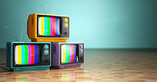 TV em cores.