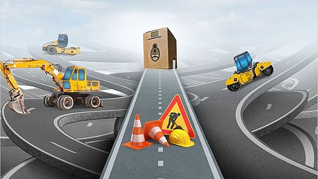 Inversión en obras públicas.