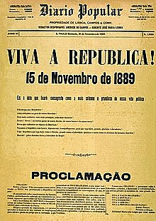 Proclamación de la República de Brasil