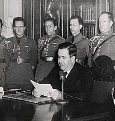 Declaración de "estado de guerra".