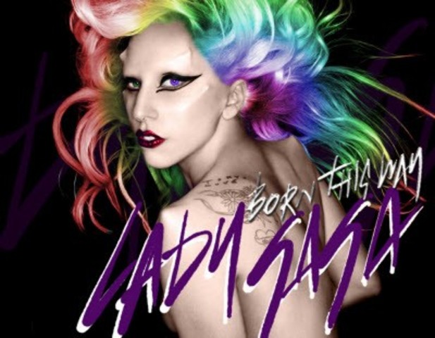 Lady Gagas latest album "born this way"