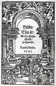 Bibeln översätts till Svenska