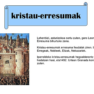 Timeline: Kristau- erresumak
