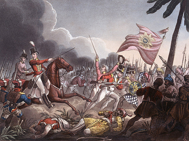 Defeat of the Maratha leader Sindhia