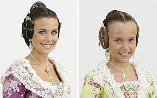 Laura Caballero i Carmen Monzonís, Falleres Majors de València 2011