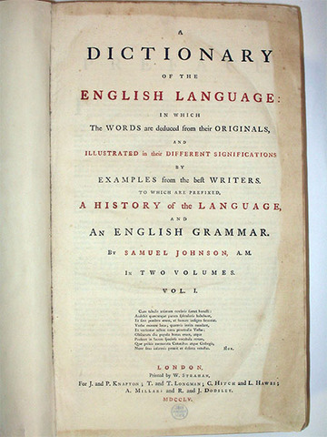 First dictionary