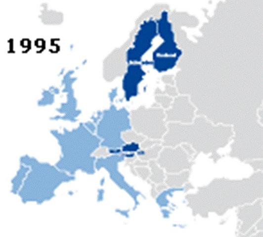 EU was enlarged to fifteen members