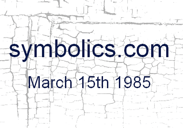 El primer registro de nombre de dominio (symbolics.com)