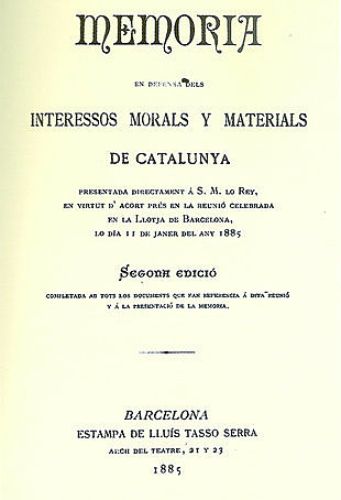 Redacció del Memorial de Greuges