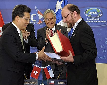 Entra en vigencia el tratado de libre comercio entre Chile y Hong Kong