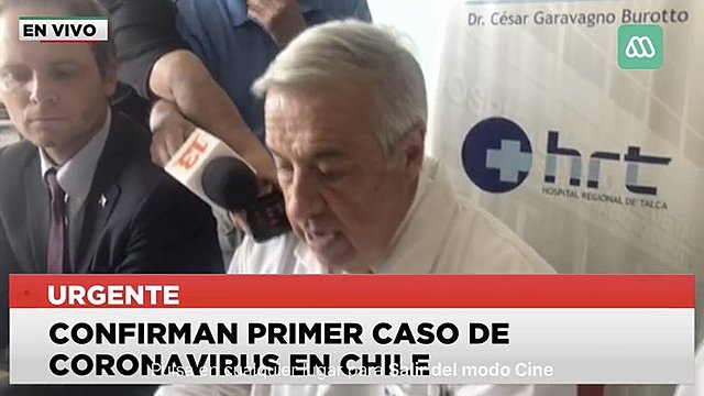 Chile confirma el primer caso de coronavirus Covid-19.