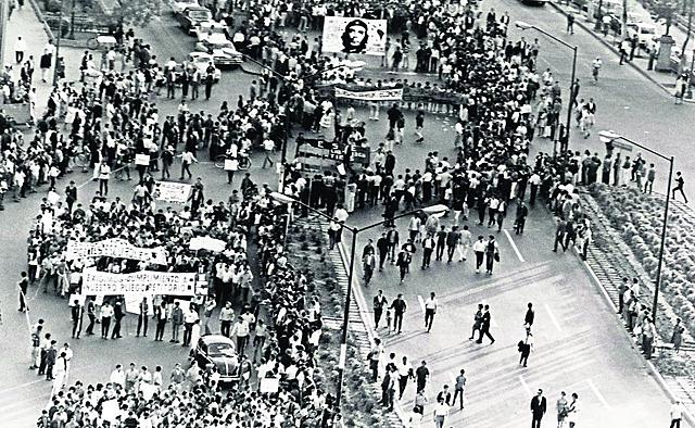 Matanza de los estudiantes del 68.