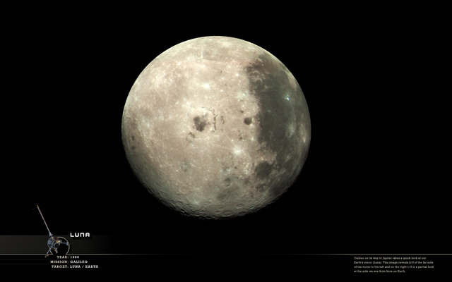 A Photo of the Far Side of the Moon