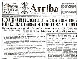 Revuelta de los estudiantes universitarios en Madrid