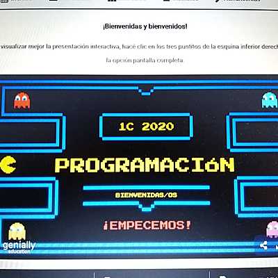 Timeline: Programación primer cuatrimestre
