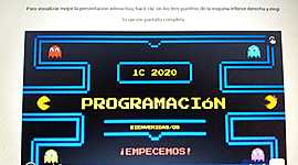 Timeline: Programación primer cuatrimestre