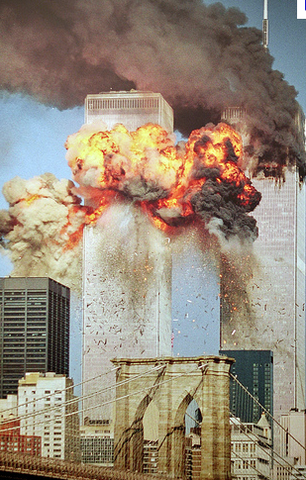 The Twin Towers Go Down