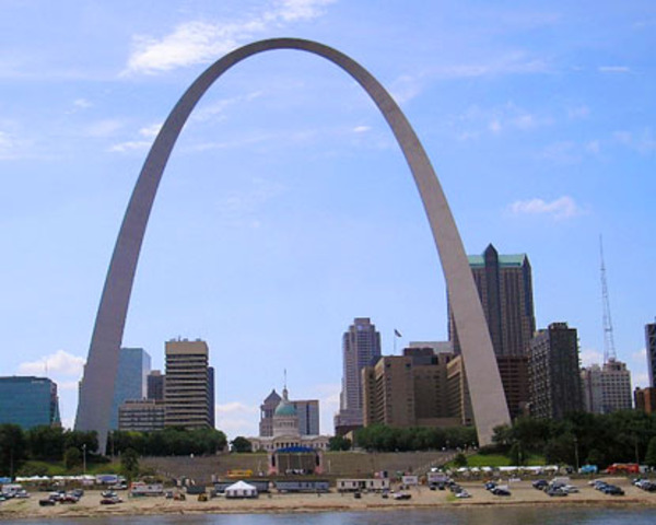 Completion of Gateway Arch