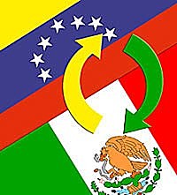 Firma del Acuerdo de San José con Venezuela.