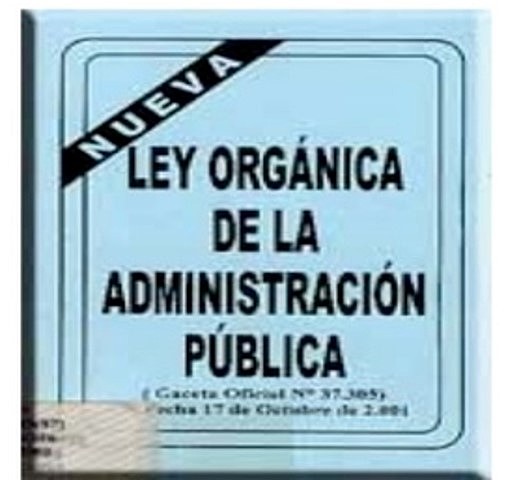 Nueva Ley Orgánica de la Administración Pública.