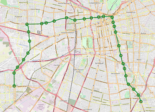 Línea 5 del Metro de Santiago