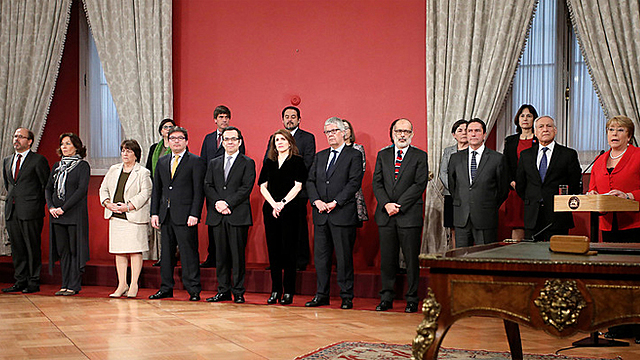 Cambio de gabinete del gobierno de Michelle Bachelet