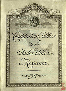 Constitución Política de los Estados Unidos Mexicanos de 1917