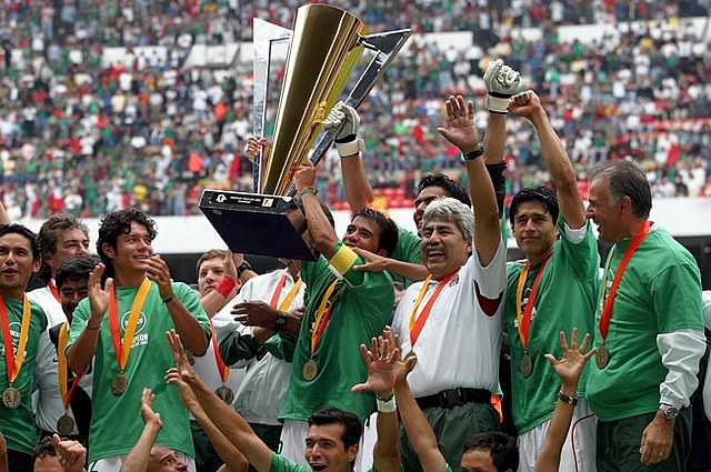 La selección mexicana es campeón de la copa oro.