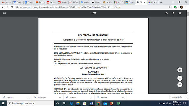 Ley Federal de Educación