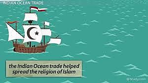 Increased cross-cultural interactions of the Indian Ocean Trade