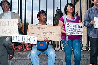 Desempleo por la crisis.