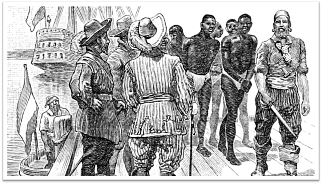 First ship with slaves