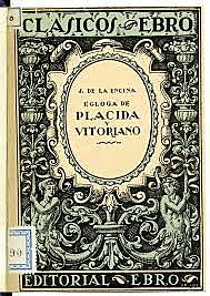 Autor: Juan del Encina - Obra: Égloga de Plácida y Vitoriano