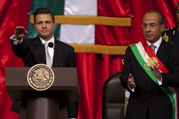 Rinde protesta Enrique Peña Nieto como presidente constitucional de México.