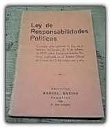 Ley de responsabilidades políticas