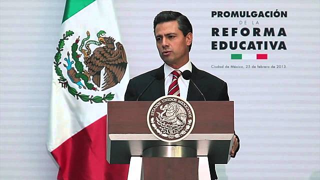 Se presenta la iniciativa de la reforma educativa.