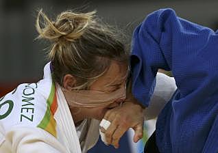 LA JUDOCA VALENCIANA, LAURA  GÓMEZ CLAUDICA EN OCTAVOS DE FINAL.