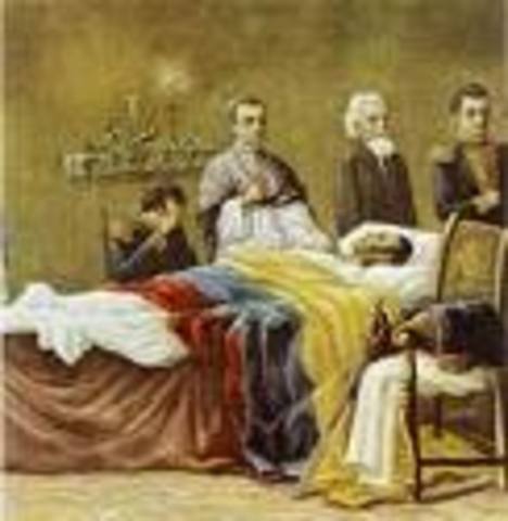 muerte de bolivar