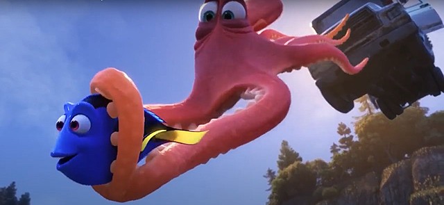 Dory salva nemo e suo padre ma rimmane bloccata